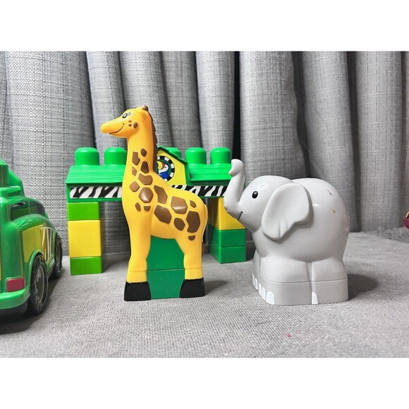 Mega Bloks First Builders Truck Replacement Figures Animals Zoo Safari Lot - Picture 6 of 12